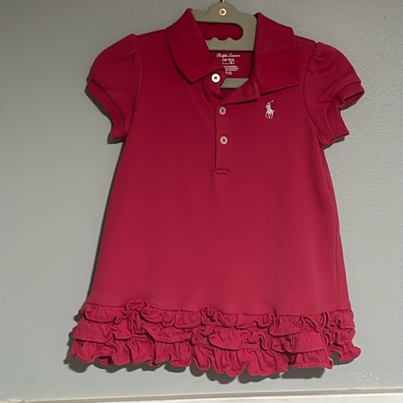 Ralph Lauren Other - Preloved Ralph Lauren Casual Pink collar dress size 12M